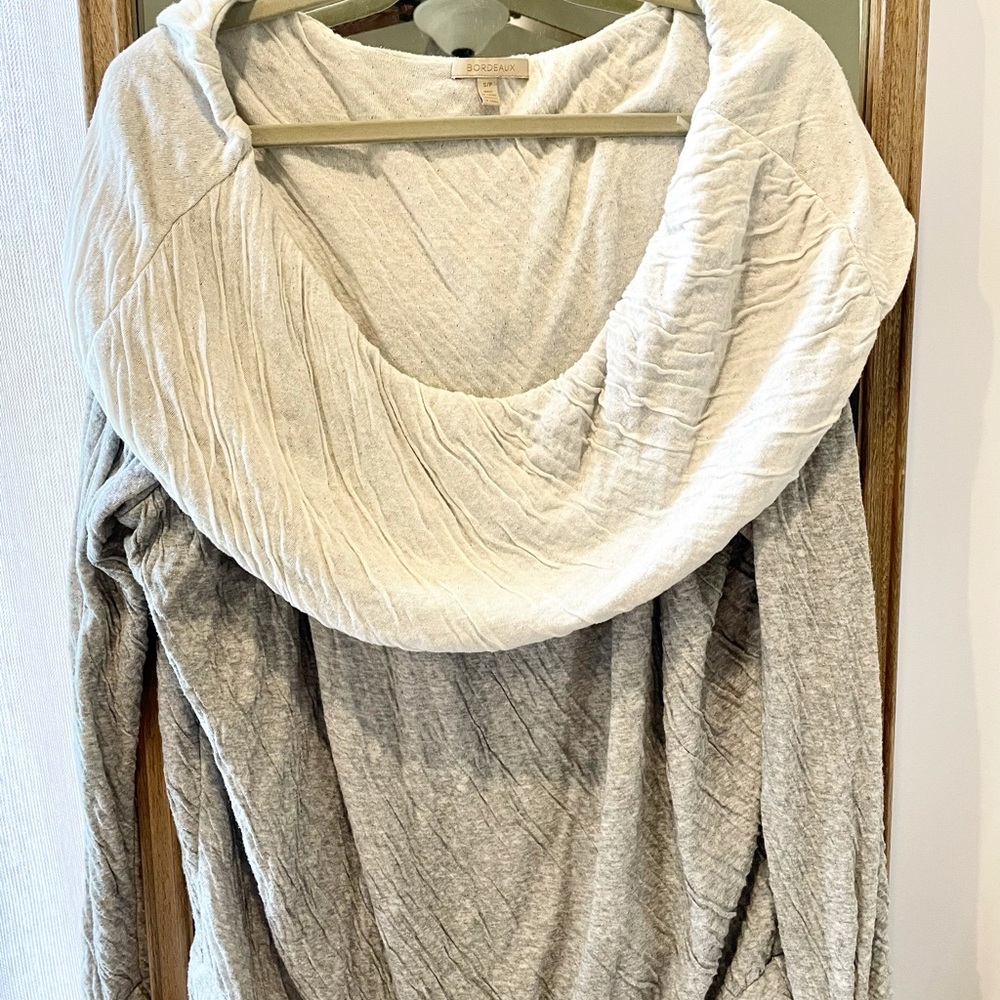 Anthropologie | Bordeaux Cowl Neck Sweater